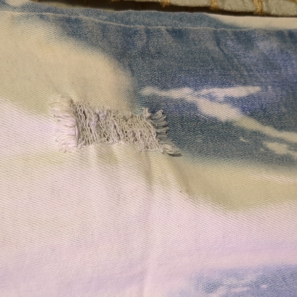 Highrise jean leggings bleached out size 11 - Picture 3 of 11